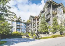  ??  ?? This Coquitlam condo complex has amenities ranging from pool to gym.