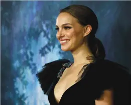 ?? (Mario Anzuoni/Reuters) ?? NATALIE PORTMAN attends a film premiere in Los Angeles earlier this year.