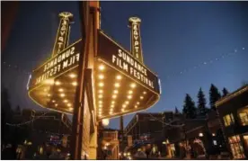  ?? PHOTO BY CHRIS PIZZELLO — INVISION — AP, FILE ?? In this file photo, The Egyptian Theatre is pictured on the eve of the 2017 Sundance Film Festival in Park City, Utah.