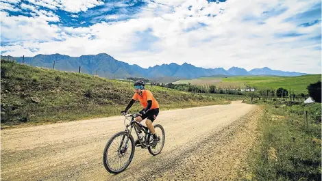  ??  ?? SHORTER AND SWEETER: A slightly shorter overall distance of 591km has allowed the route organisers to add a diversity of terrain to the 2019 Liberty TransCape MTB Encounter