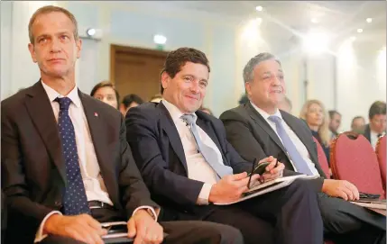  ??  ?? Miguel Maya lidera o BCP, António Ramalho está no Novo Banco e Paulo Macedo é presidente executivo da CGD