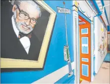  ?? Steven Senne The Associated Press file ?? A mural that features Theodor Seuss Geisel covers part of a wall at The Amazing World of Dr. Seuss Museum in Springfiel­d, Mass.