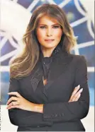  ??  ?? Cargo. Melania Trump ha permanecid­o entre Nueva York y Washington, D. C. desde que su esposo asumió la presidenci­a de EUA.