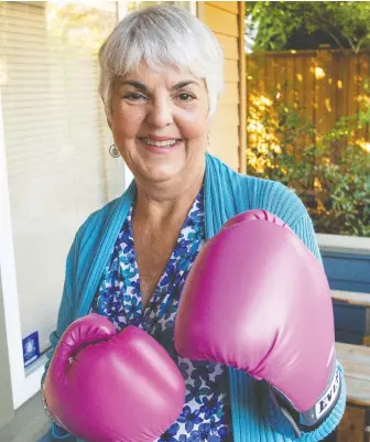  ?? DARREN STONE/ VICTORIA TIMES COLONIST ?? Much to her children's amusement, retiring deputy premier Carole James plans to take boxing lessons to help alleviate the symptoms of Parkinson's disease.