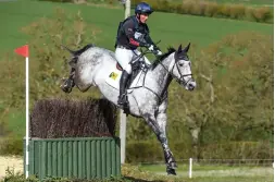  ??  ?? Oliver Townend pilots seven-year-old Cooley Rosalent to top spot in the CCI3*-S. “This result is really positive for the future,” he says