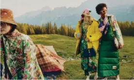  ?? Photograph: Gucci ?? Gucci x North Face puffer jackets are the ‘peak gorpcore’ for young trendsette­rs.