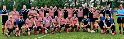  ?? ?? ● The match between Littleboro­ugh and Oldham was held in memory of Julian ‘Bebbi’ Bebbington, who passed away in July last year at the age of 60.