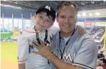  ?? DAVE MACDOUGALL/COURTESY ?? Dave MacDougall is fulfilling his promise to his son Johnny, who died suddenly of an aneurysm, by visiting every major-league ballpark.