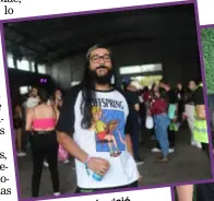  ?? JORGE NAVARRO PARA LA NACION ?? Valerio Quiros vlajo desde la zona de los Santos solo para ver a The Offspring, su banda favorite desde los 12 años.