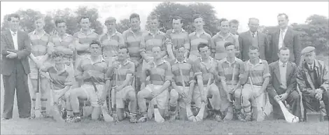  ??  ?? The Castletown­roche panel that played in the intermedia­te hurling championsh­ip versus Midleton in Fermoy, in 1961 - Back l-r: J McHugh, D Mellerick, J Magner, J O’Donoghue, B Browne, W Barry, D Murphy, B Galvin, C O’Keeffe, J O’Connor, JJ Browne, D O’Callaghan and H Hazelwood; front l-r: H Noonan, C Flynn, R Browne, J Browne, J Sullivan, P Noonan, J O’Keeffe, B O’Sullivan, J O’Brien and S O’Neill.