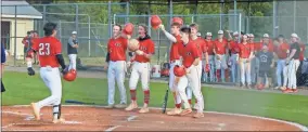  ?? Adam dortch ?? There have been a lot of happy smiles around the home plate area lately for the Sonoravill­e High School baseball team, which plays at Pike County, starting 4 p.m. Wednesday with a doublehead­er in Zebulon.