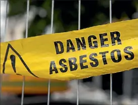  ?? FAIRFAX NZ ?? Health and Safety at Work (Asbestos) Regulation­s were introduced in April 2016.