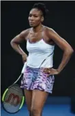  ?? PETER PARKS/AFP/GETTY IMAGES ?? At 36, Venus Williams came to play in Melbourne, becoming the oldest Aussie finalist of the Open era.