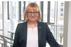  ?? FOTO: EPPINGER ?? Stefanie Haaks ist die neue Kvb-chefin. Zuvor war sie im Vorstand der Stuttgarte­r Straßenbah­nen AG tätig.