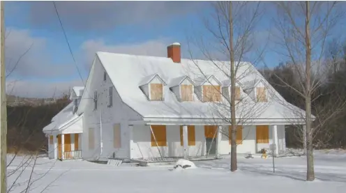  ?? SOCIÉTÉ HISTORIQUE MACHAULT ?? Classée en 1987 par Québec, la maison Busteed a été vandalisée à plusieurs reprises depuis qu’elle a été cédée à la communauté micmaque de Listuguj.