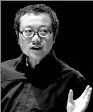  ?? WANG ZHUANGFEI / CHINA DAILY ?? Liu Cixin, who attended an event in Beijing last month, shows up at the Frankfurt Book Fair with a German version of Three-Body Problem that will be released soon.