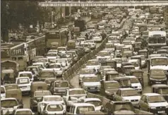  ??  ?? By getting more people into fewer cars, and helping people get to and from public transit stations, we can reduce congestion and carbon emissions SANJEEV VERMA/HT