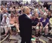  ?? CHARLIE RIEDEL, AP ?? Sen. Jerry Moran, R-Kan., shown at a town hall meeting June 12, says he opposes the GOP bill as drafted.