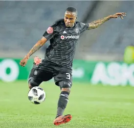  ??  ?? Chasing silver: Orlando Pirates midfielder Thembinkos­i Lorch says the Buccaneers will have respect for Baroka when they meet in the Telkom Knockout final.