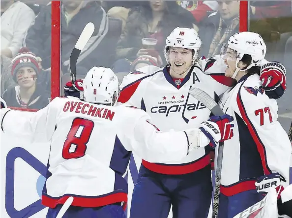  ?? FRED CHARTRAND/THE ASSOCIATED PRESS/FILES ?? Nicklas Backstrom and the Washington Capitals have a spotty playoff record in recent years.