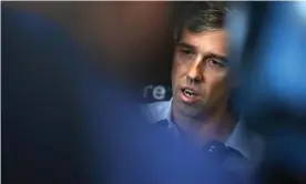  ??  ?? Jarrett William Smith allegedly suggested the name of the Democratic presidenti­al candidate Beto O’Rourke, above, when asked for potential targets by an undercover FBI agent. Photograph: Justin Sullivan/Getty Images