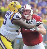  ?? MARK HOFFMAN / MILWAUKEE JOURNAL SENTINEL ?? Michael Deiter, who has 27 starts under his belt for UW, could begin the season as the starting center or left guard.