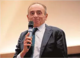  ?? // AFP ?? El comunicado­r y polemista francés, Éric Zemmour