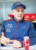  ??  ?? Franz Tost, jefe de Toro Rosso.