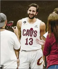  ?? FOTO: AP ?? Ricky Rubio, cerca de reaparecer en los Cavaliers