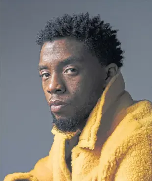  ?? Picture: Shuttersto­ck. ?? Actor Chadwick Boseman pictured in 2018.