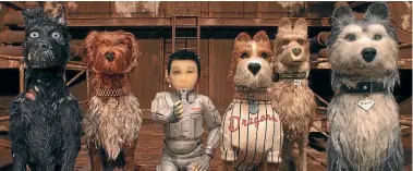  ??  ?? If you’ve ever liked Wes Anderson before, Isle Of Dogs will quite probably be one of your favourite and best remembered films of the year.