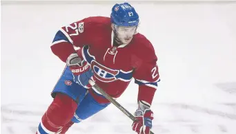  ??  ?? La direction du Canadien de Montréal n’a pas l’intention d’abandonner dans le cas d’Alex Galchenyuk. - Archives