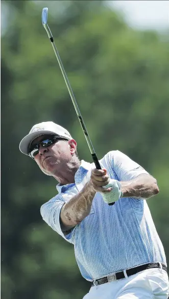  ?? RICHARD HEATHCOTE/GETTY IMAGES ?? Davis Love III will be one of the bigger names in the field this weekend as a first-timer at the Shaw Charity Classic.