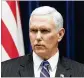  ?? KIYOSHI OTA / ASSOCIATED PRESS ?? Vice President Mike Pence speaks during a news conference in Tokyo on Wednesday.