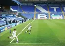  ?? Photograph: Matt West/BPI/Shuttersto­ck ?? Mathias Jensen of Brentford takes a corner in a match played at Coventry’s current ‘home’ ground, St Andrew’s.