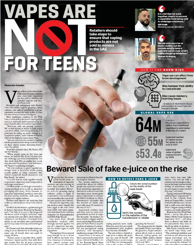 Vapes are NOT for teens - PressReader