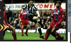  ?? GETTY IMAGES ?? Back in Toon: Beardsley during his second spell at Newcastle