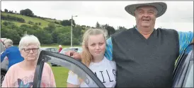  ?? (Pic: John Ahern) ?? The Crotty family from Clogheen, Co. Tipperary, who were in Araglin Community Field last Monday for a live country and Irish concert, l-r: Assumpta, Leah and Mattie.