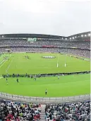  ?? Pictures: Getty. ?? Rugby World Cup tournament director Alan Gilpin, top. Above, the Internatio­nal Stadium, Yokohama is due to host Scotland’s clash against Japan.