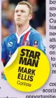  ??  ?? STAR MAN MARK ELLIS Carlisle