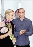  ??  ?? Danae Stratou, Janis Varoufakis