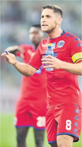  ?? Picture: Backpagepi­x ?? EXCITED. SuperSport United captain Dean Furman is keen to rewrite the record books.