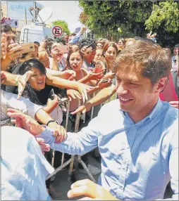  ?? NA ?? ELECTO. Kicillof ganó y se llevará su círculo íntimo a la Provincia.