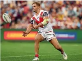  ?? GETTY IMAGES ?? Jack de Belin in action for St George during an NRL match in 2018.