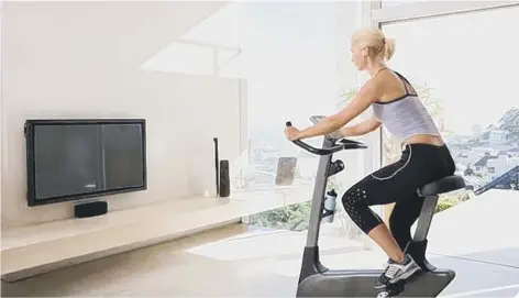  ??  ?? Many retailers are now selling affordable gym equipment for people to use at home