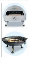  ?? ?? iCompact pizza oven from Cox & Cox; Celeste fire pit, from £151, Firepits UK (firepitsuk.co.uk)