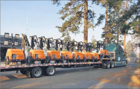  ?? COURTESY OF TOWN OF PARADISE ?? Sixteen generators will be installed at traffic signals throughout the Town of Paradise in case of a PG&E power shut-off.