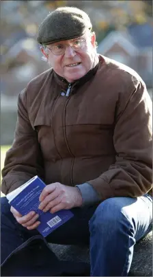  ??  ?? Shea Walsh, who read his own work ‘Lough Key’, at Poetry in the Park at the People’s Park bandstand.