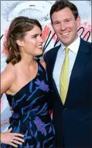  ??  ?? NO TV DEAL: Princess Eugenie with her fiance Jack Brooksbank