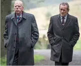 ??  ?? Making peace: Paisley, left, (Timothy Spall) and McGuinness (Colm Meaney)